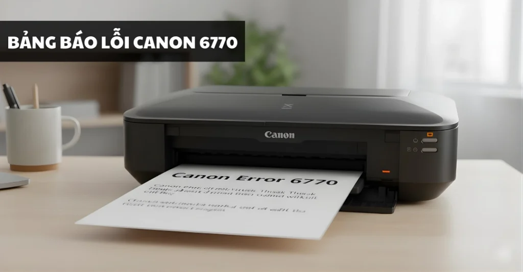 bảng báo lỗi Canon 6770