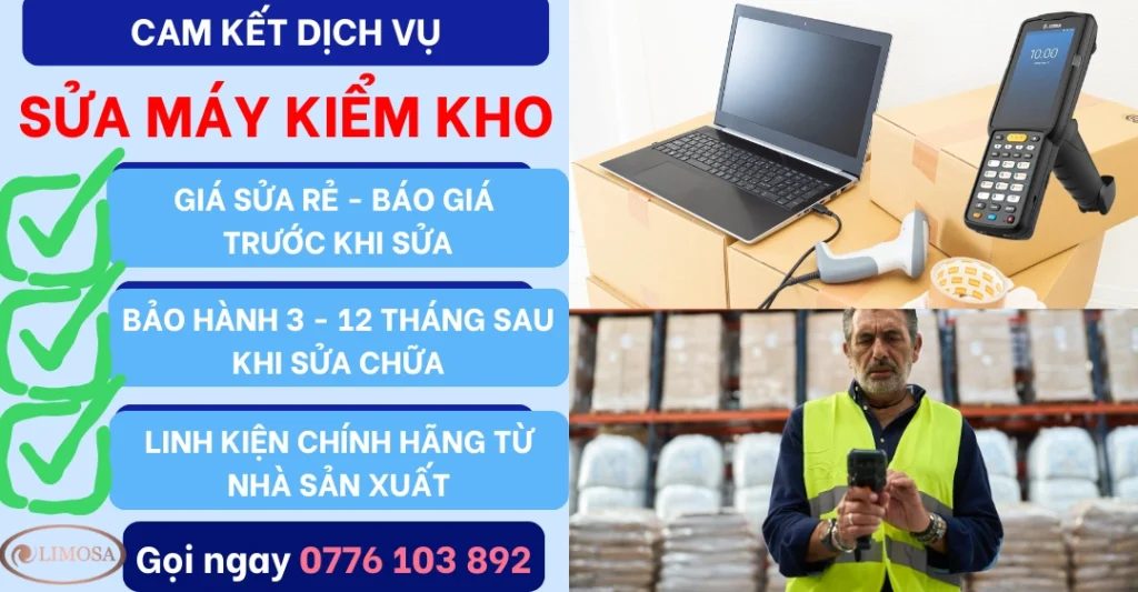 Cam kết dịch vụ Sửa Máy Kiểm Kho tại Sửa Điện Tử Limosa