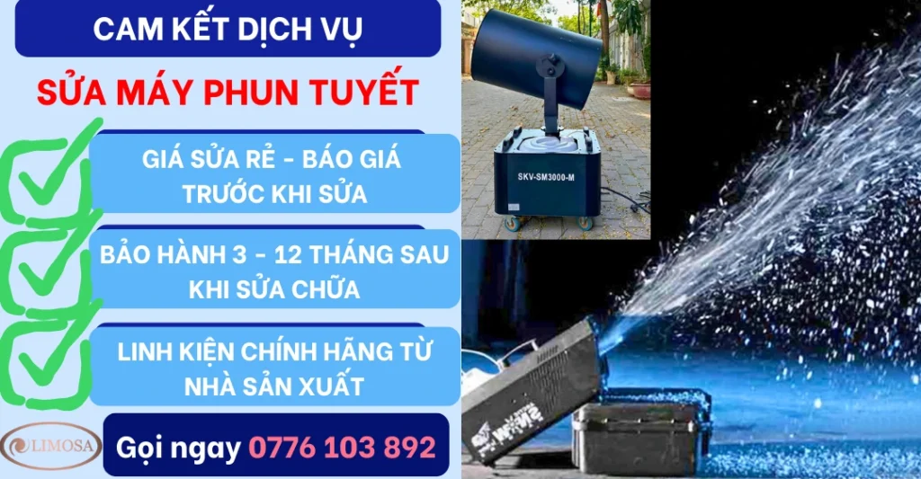 Cam kết dịch vụ Sửa Máy Phun Tuyết