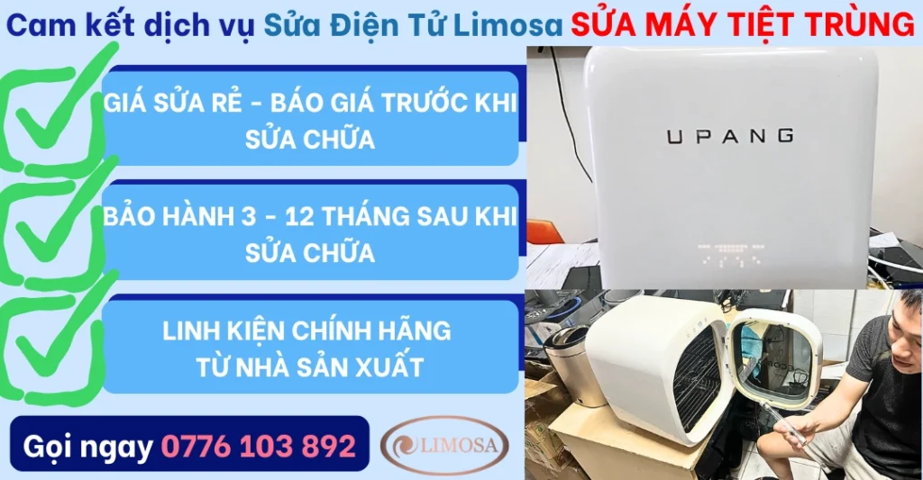 Cam kết dịch vụ sửa máy tiệt trùng
