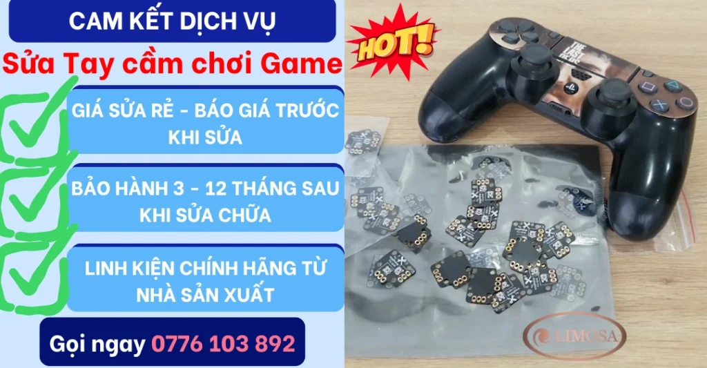 Cam kết dịch vụ Sửa Tay Cầm Chơi Game tại Sửa Điện Tử Limosa