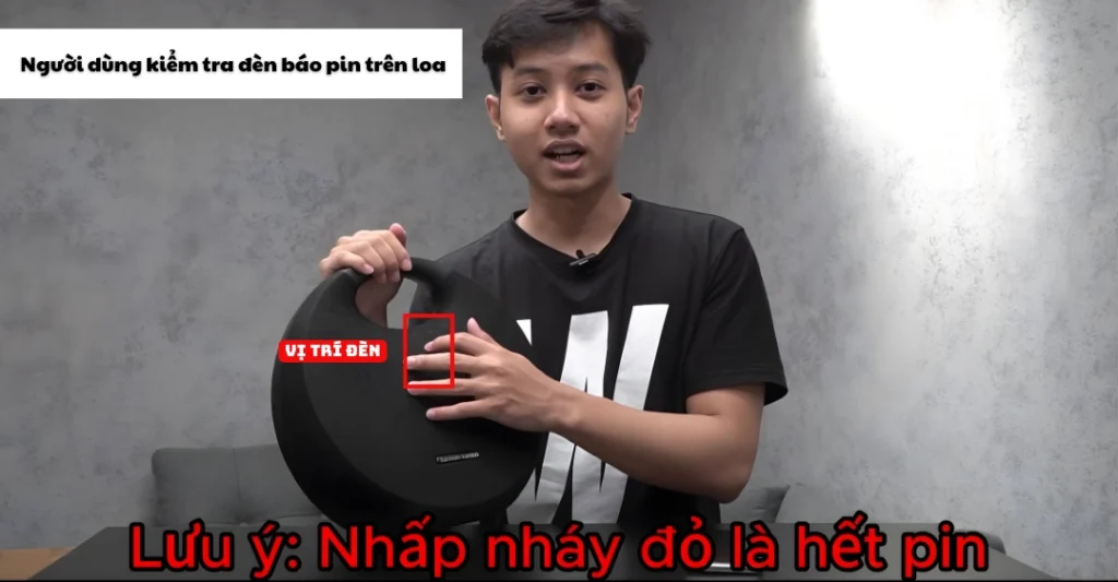 Pin yếu hoặc hết pin hoàn toàn