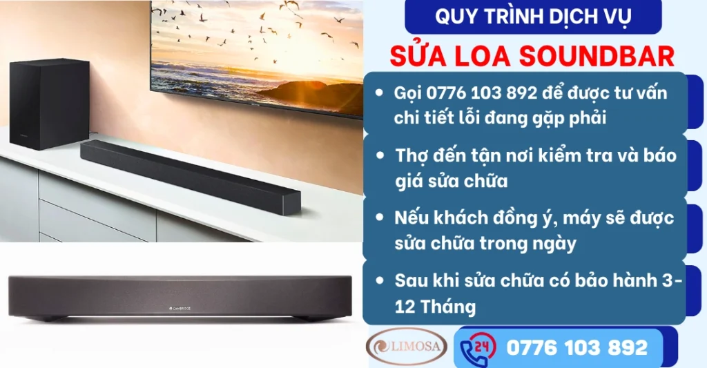 Quy trình dịch vụ sửa loa Soundbar