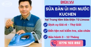 Sửa Bàn Ủi Hơi Nước Kuchen tại Sửa Điện Tử Limosa