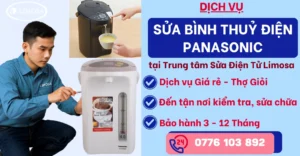 Sửa Bình Thủy Điện Panasonic tại Sửa Điện Tử Limosa