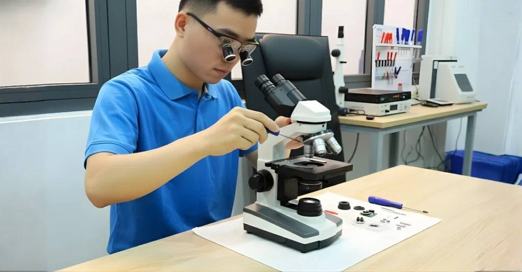 sửa kính hiển vi