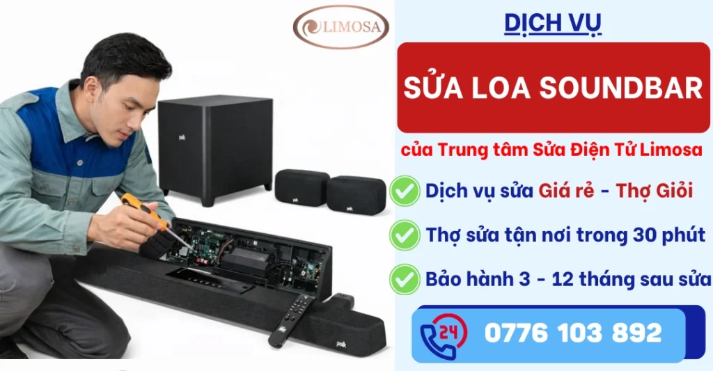 Sửa Loa Soundbar tại Sửa Điện Tử Limosa