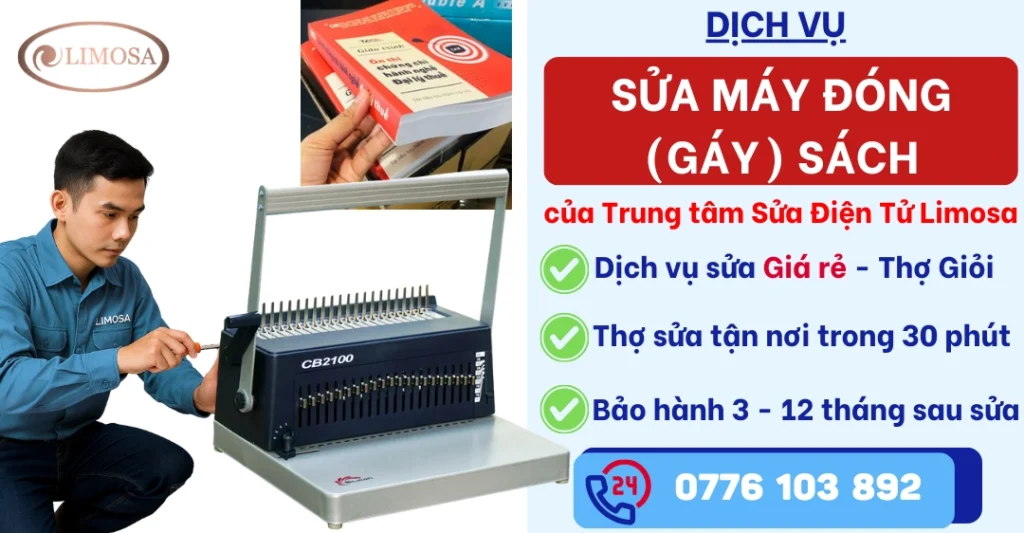 Sửa máy đóng sách tại Sửa Điện Tử Limosa