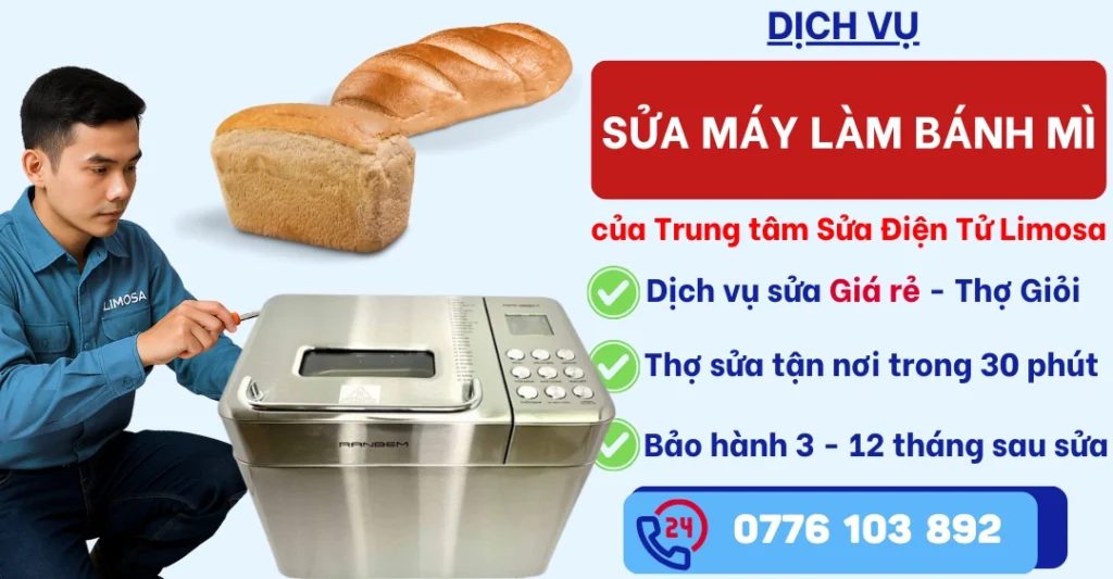 Sửa Máy Làm Bánh Mì tại Sửa Điện Tử Limosa