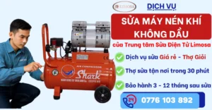 Sửa Máy Nén Khí Không Dầu tại Sửa Điện Tử Limosa