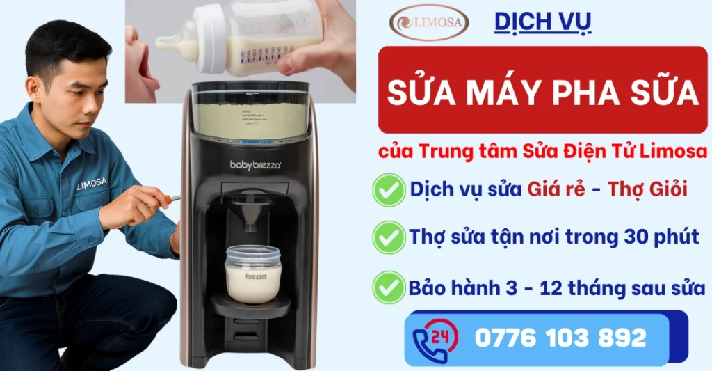Sửa Máy Pha Sữa tại Sửa Điện Tử Limosa