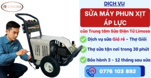 Sửa Máy Phun Xịt Áp Lực tại Sửa Điện Tử Limosa