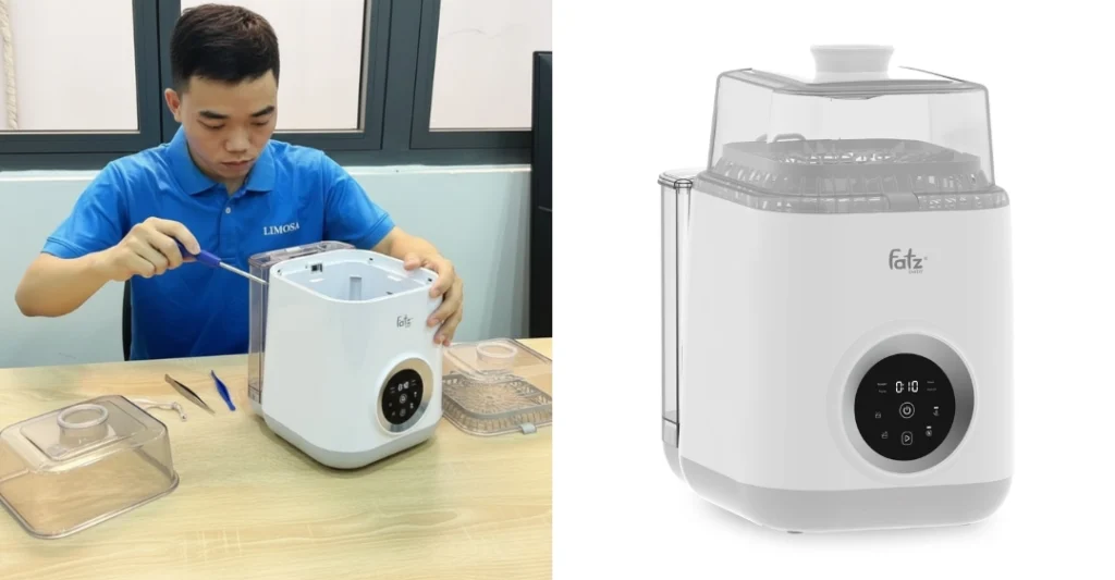 sửa máy rửa bình sữa