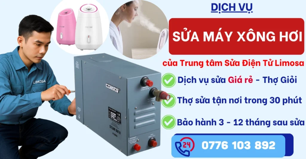 Sửa Máy Xông Hơi tại Sửa Điện Tử Limosa