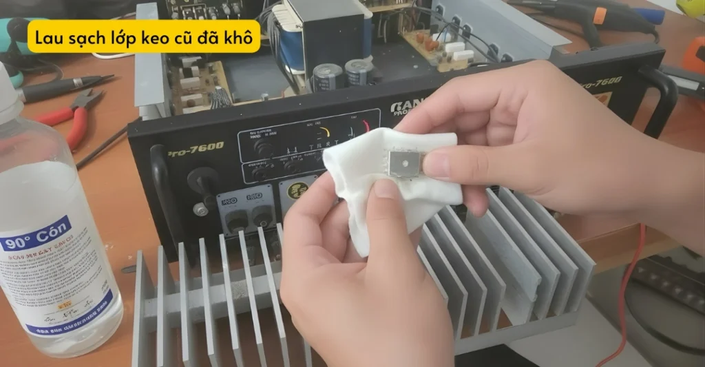 Cách sửa amply bị nóng sò