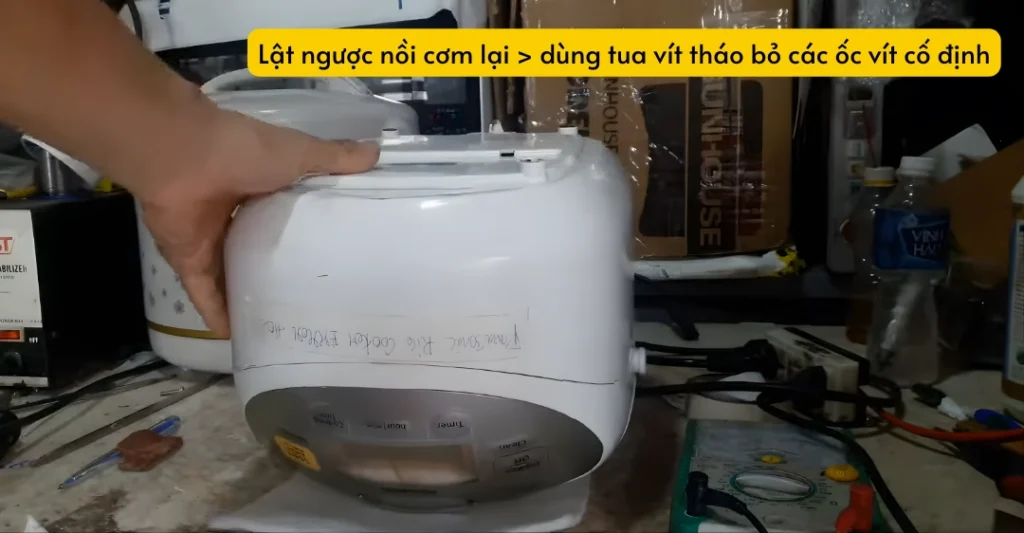 Hướng dẫn cách sửa lỗi H02 nồi cơm Panasonic chi tiết từng bước