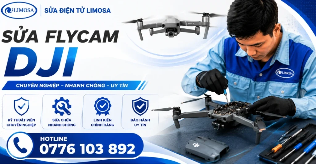 Sửa Flycam DJI tại Sửa Điện Tử Limosa