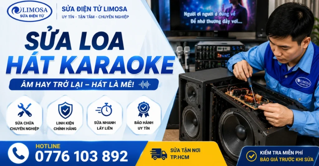 Sửa loa Karaoke tại Sửa Điện Tử Limosa