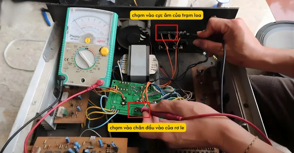 Kiểm tra rò nguồn tại mạch công suất