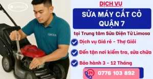 Sửa máy cắt cỏ quận 7 tại Sửa Điện Tử Limosa