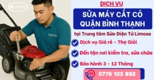 Sửa máy cắt cỏ quận Bình Thạnh tại Sửa Điện Tử Limosa