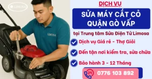 Sửa máy cắt cỏ quận Gò Vấp tại Sửa Điện Tử Limosa