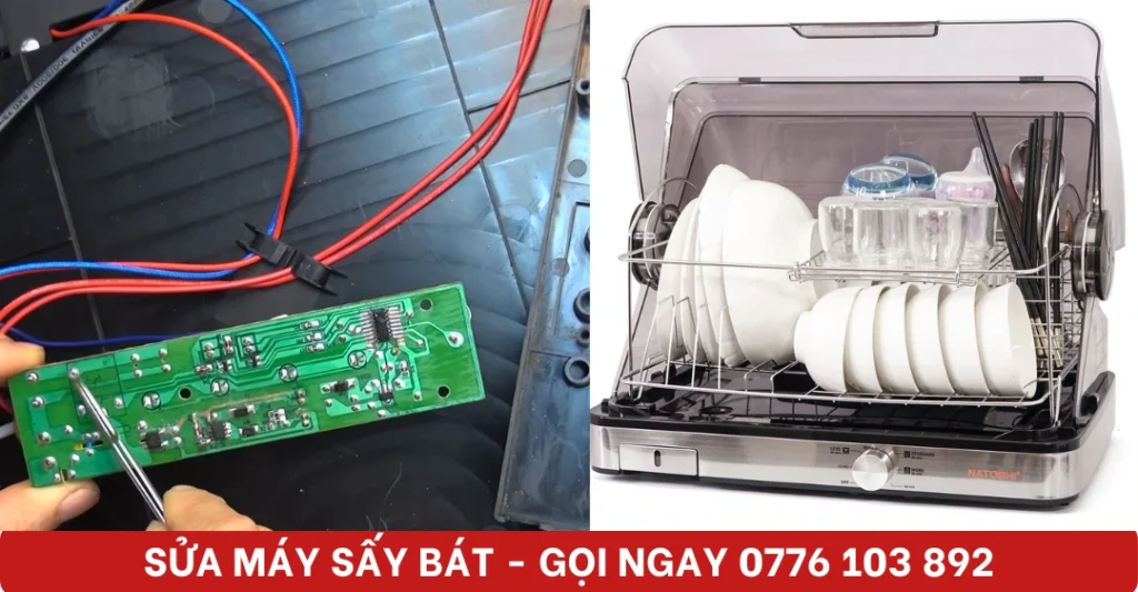 Sửa máy sấy bát tại nhà giá rẻ