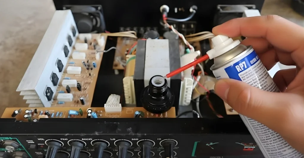 Hỏng biến trở (Chiết áp) điều chỉnh Bass