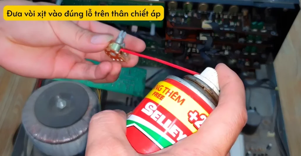 amply không chỉnh được volume