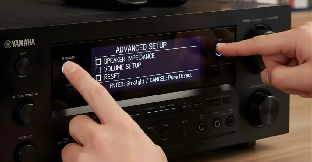 Thực hiện Reset Amply 