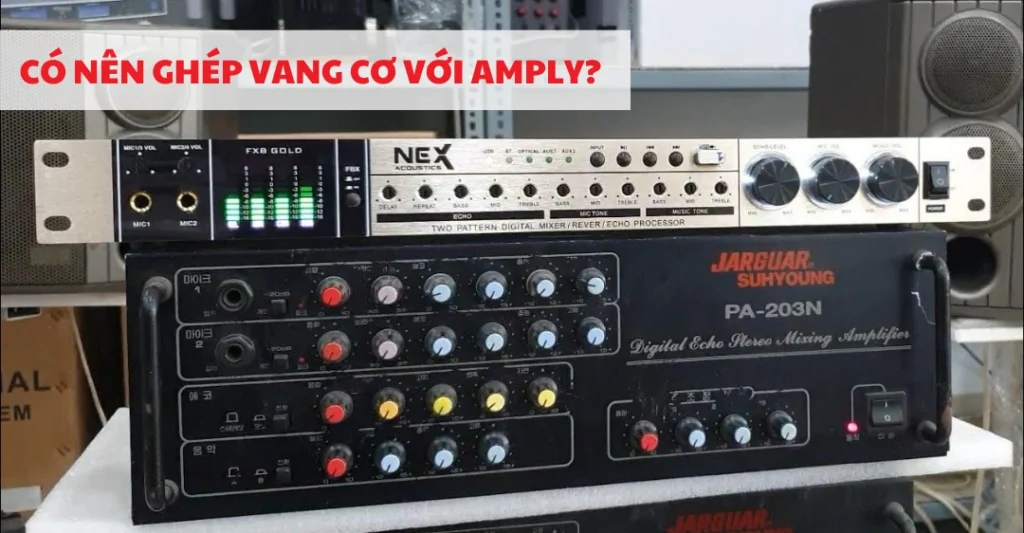 có nên ghép vang cơ với amply
