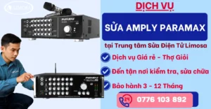 Sửa amply Paramax tại Sửa Điện Tử Limosa