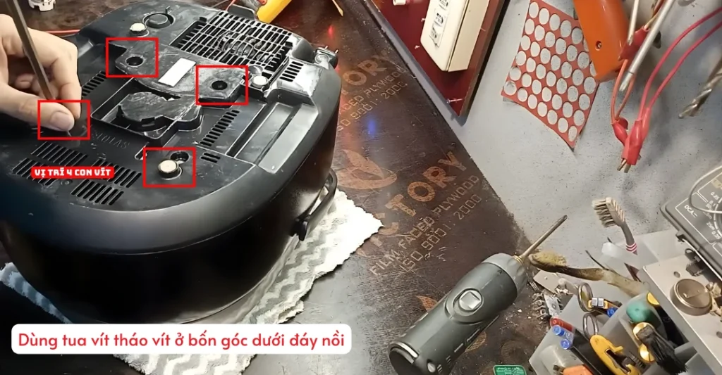 Hướng dẫn cách khắc phục lỗi U12 nồi cơm Panasonic từng bước