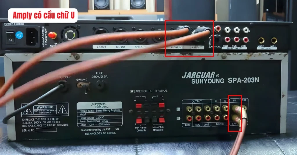 Amply có cầu chữ U