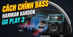 cách chỉnh bass loa Harman Kardon Go Play 3
