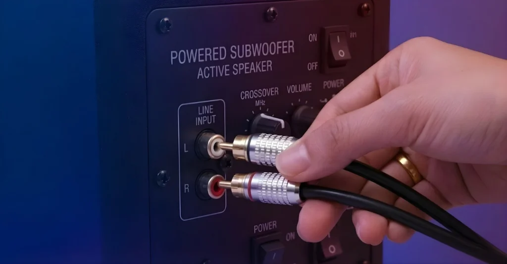 Sử dụng cổng Line Out/Rec Out