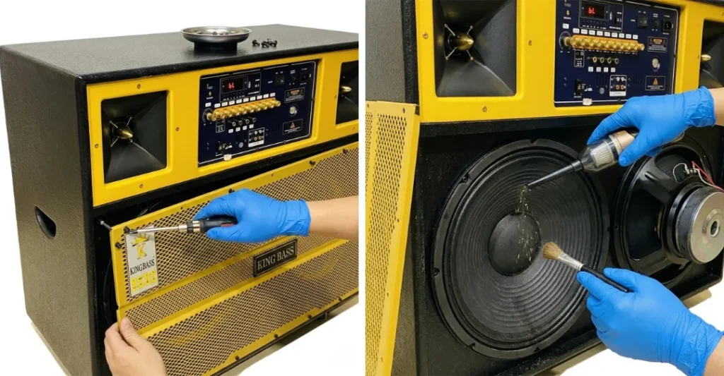 Vệ sinh màng loa và các cổng kết nối