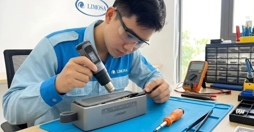 Tháo nắp và tách vỏ loa