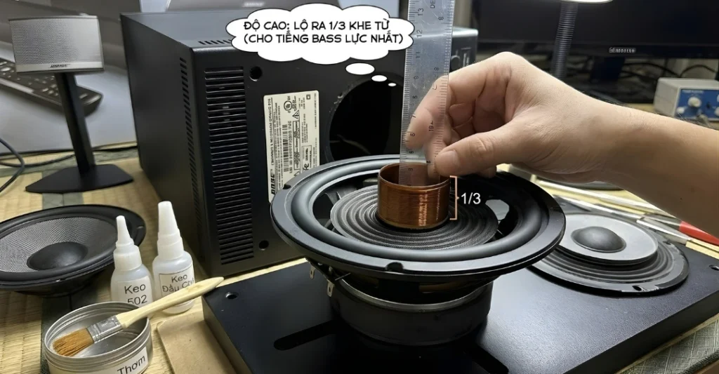 Quy trình sửa loa mất bass chuyên nghiệp