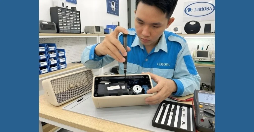 thay pin loa Marshall