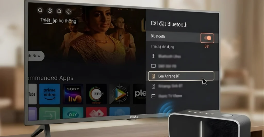 Đối với Tivi Coocaa chạy Coolita OS