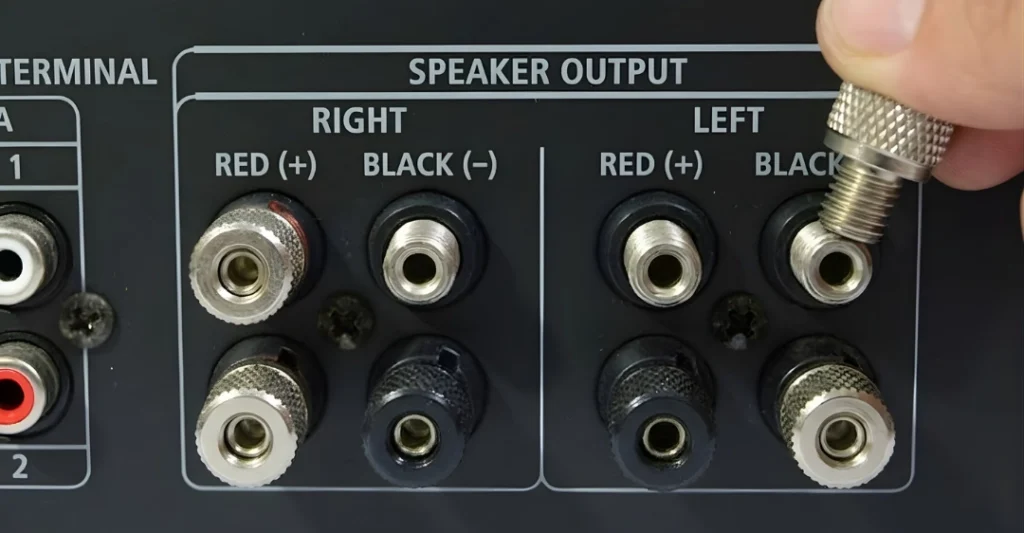 Bạn nới lỏng các cọc đấu loa