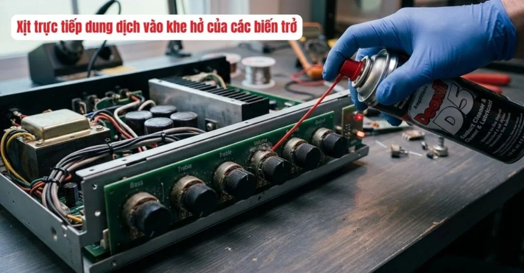 Cách kiểm tra và khắc phục amply bị nổ lụp bụp tại nhà