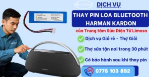 Thay Pin Loa Bluetooth Harman Kardon tại Sửa Điện Tử Limosa