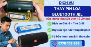 Thay Pin Loa Bluetooth JBL tại Sửa Điện Tử Limosa