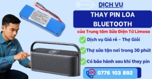 Thay Pin Loa Bluetooth tại Sửa Điện Tử Limosa