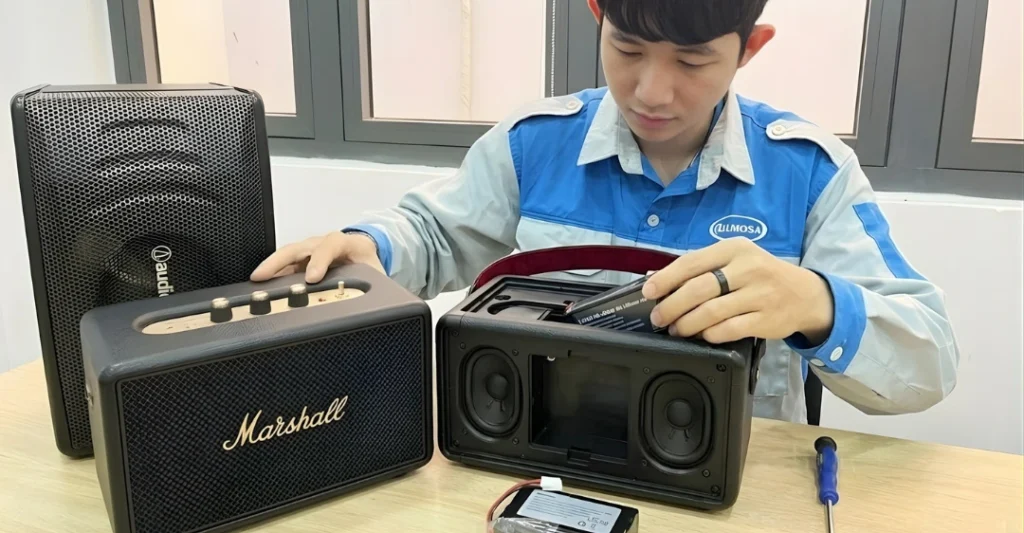 thay pin loa bluetooth