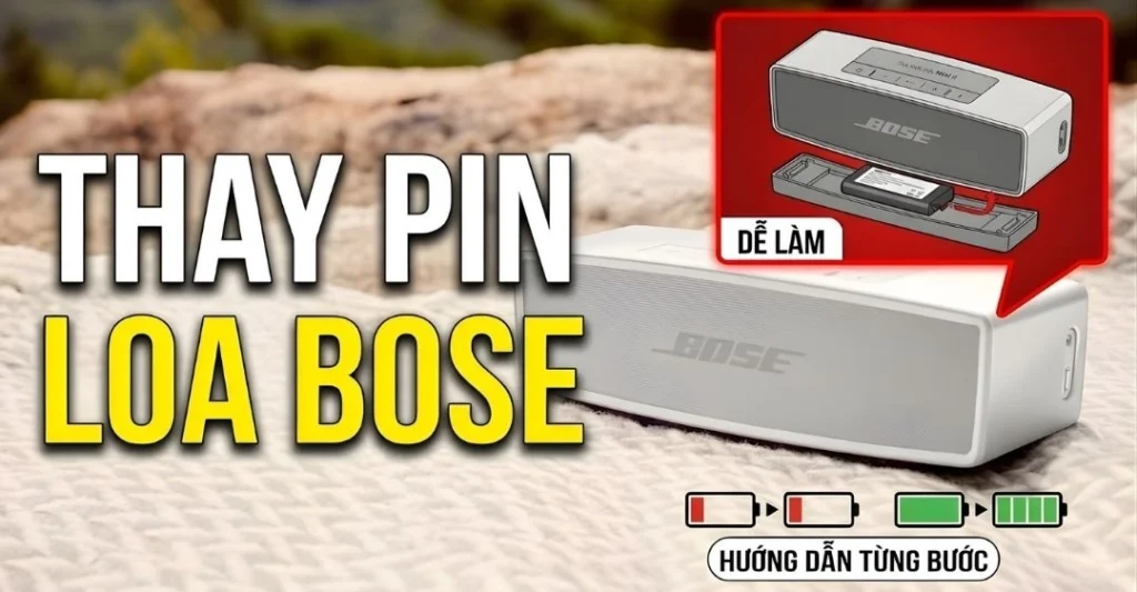thay pin loa Bose