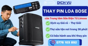 Thay Pin Loa Bose tại Sửa Điện Tử Limosa