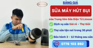 Bảng giá sửa máy hút bụi tại Sửa Điện Tử Limosa